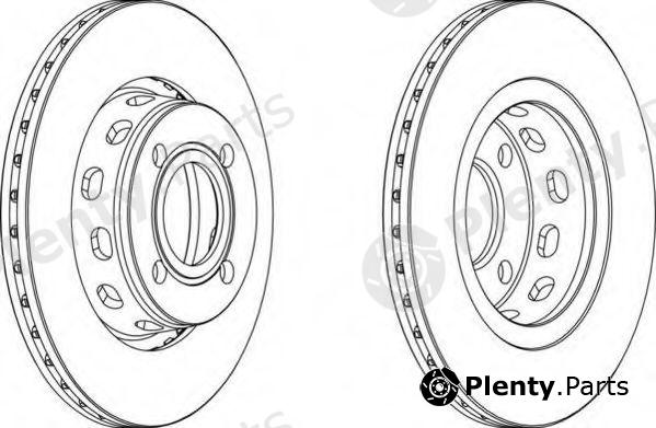  FERODO part DDF517 Brake Disc