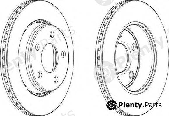  FERODO part DDF519 Brake Disc