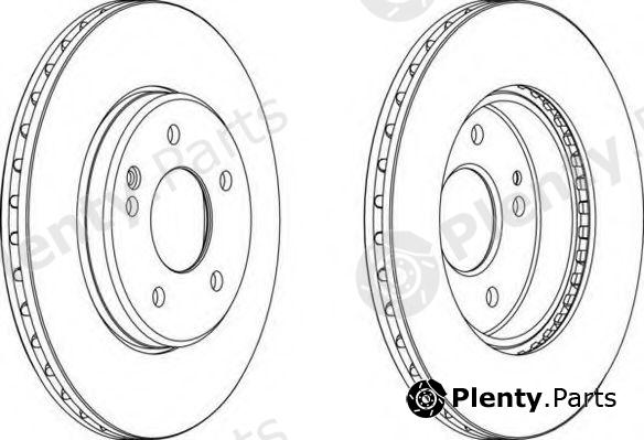  FERODO part DDF588C-1 (DDF588C1) Brake Disc