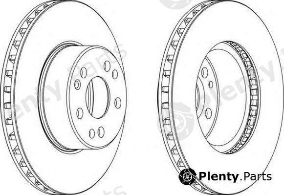  FERODO part DDF613 Brake Disc