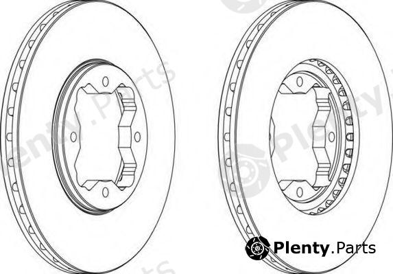  FERODO part DDF619 Brake Disc