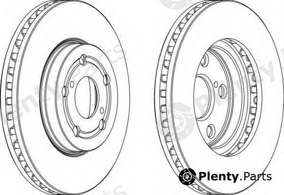  FERODO part DDF621 Brake Disc