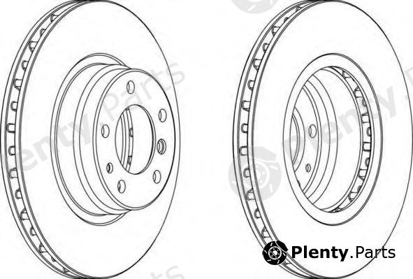  FERODO part DDF624 Brake Disc