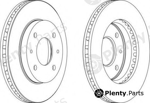  FERODO part DDF658 Brake Disc
