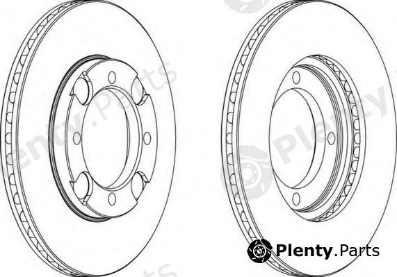  FERODO part DDF692 Brake Disc