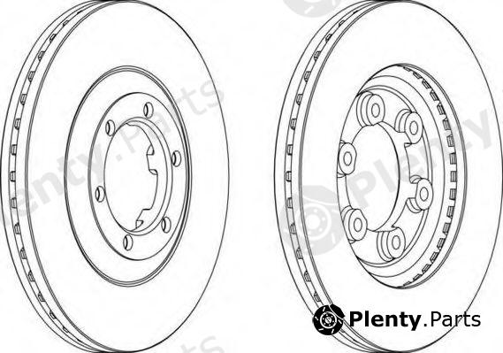  FERODO part DDF693 Brake Disc