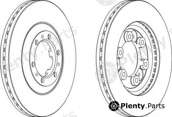  FERODO part DDF694 Brake Disc
