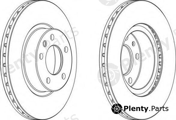  FERODO part DDF697 Brake Disc