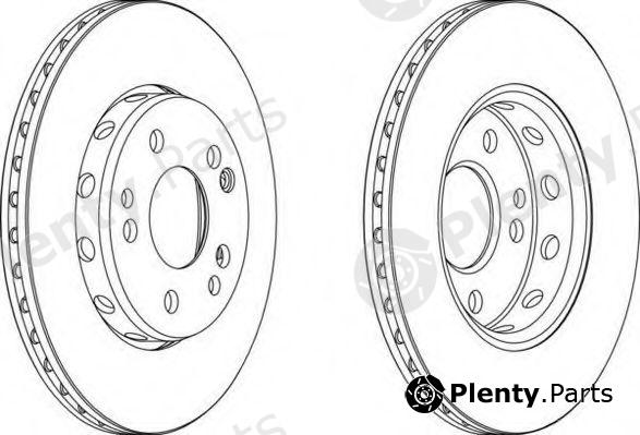  FERODO part DDF728 Brake Disc