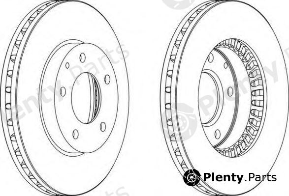  FERODO part DDF738 Brake Disc