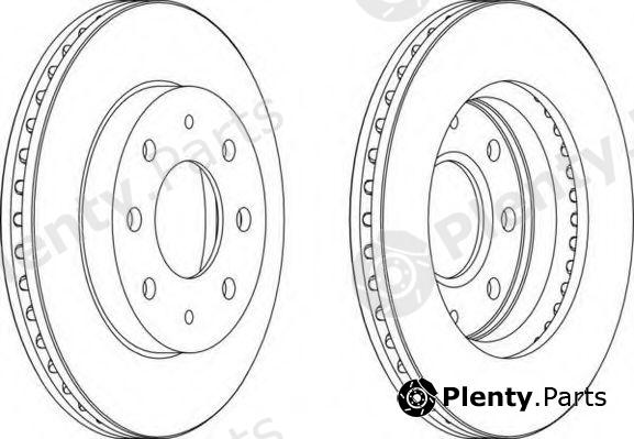  FERODO part DDF741 Brake Disc
