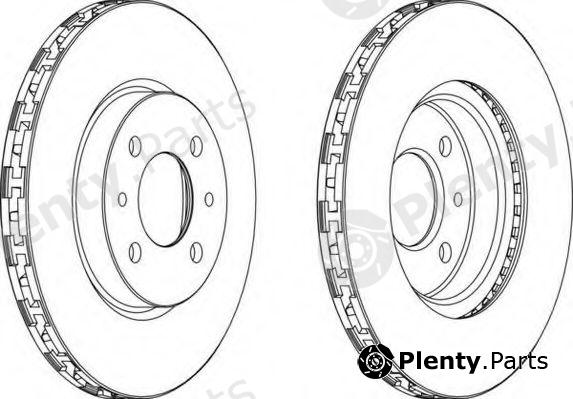  FERODO part DDF762C-1 (DDF762C1) Brake Disc