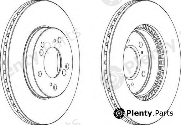  FERODO part DDF829 Brake Disc