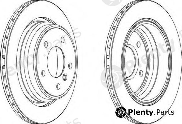  FERODO part DDF836 Brake Disc
