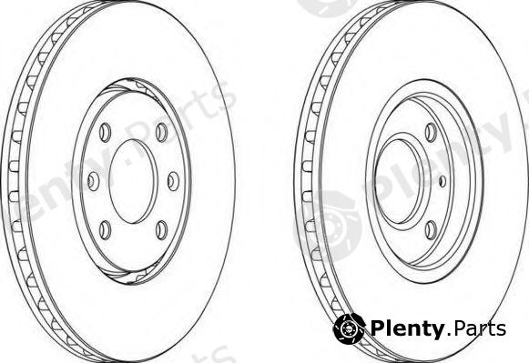  FERODO part DDF841 Brake Disc