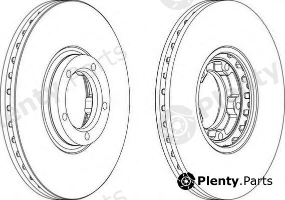  FERODO part DDF849 Brake Disc