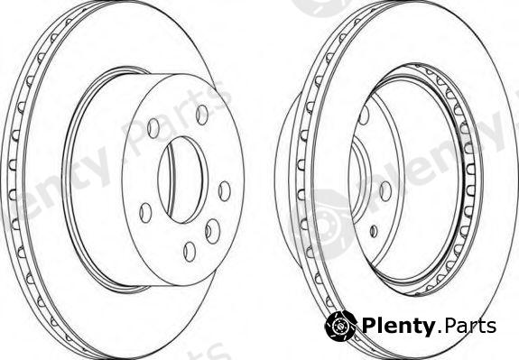  FERODO part DDF860 Brake Disc