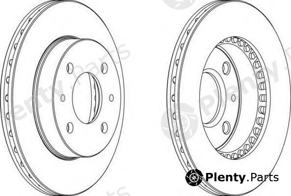  FERODO part DDF866 Brake Disc