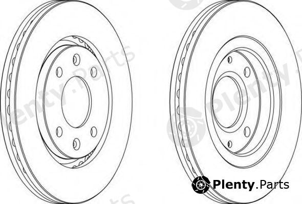  FERODO part DDF870 Brake Disc