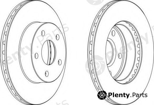 FERODO part DDF876 Brake Disc