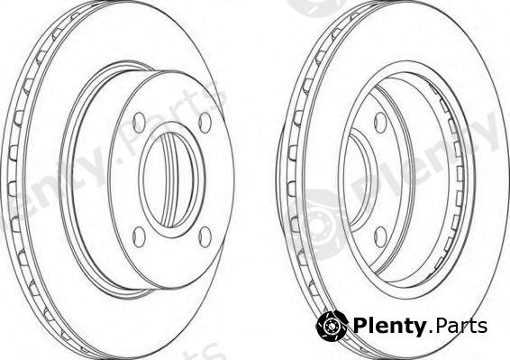  FERODO part DDF887 Brake Disc