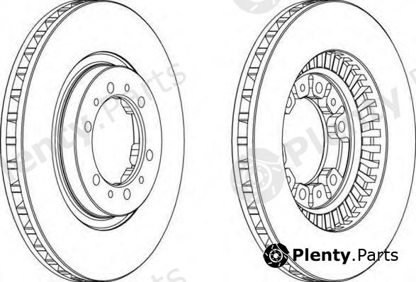  FERODO part DDF974 Brake Disc
