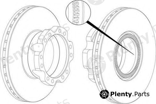  FERODO part FCR226A Brake Disc