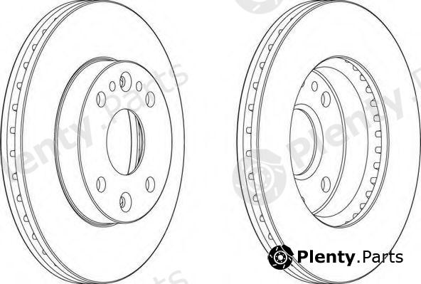 FERODO part DDF1391 Brake Disc