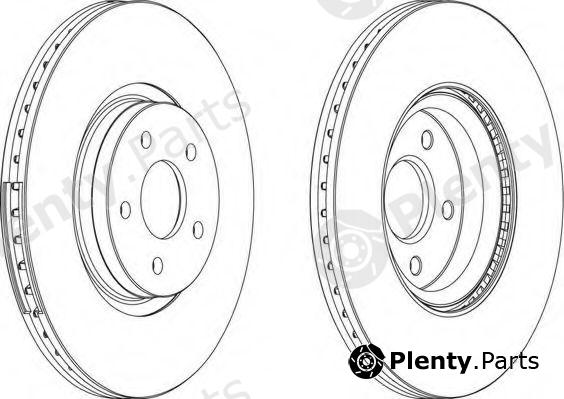  FERODO part DDF1649 Brake Disc