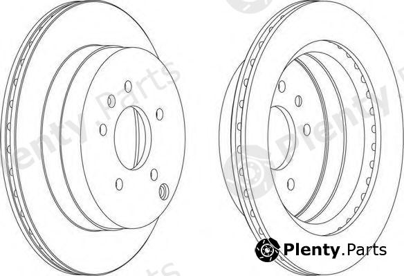  FERODO part DDF1660 Brake Disc