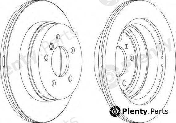  FERODO part DDF1697 Brake Disc