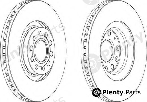  FERODO part DDF1705 Brake Disc