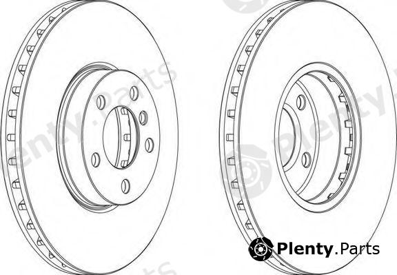  FERODO part DDF1714C Brake Disc