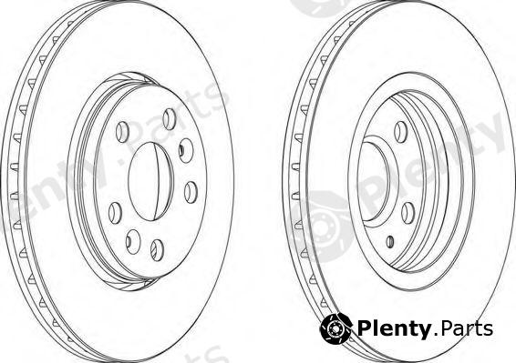  FERODO part DDF1733 Brake Disc