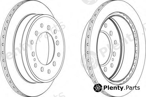  FERODO part DDF1743 Brake Disc