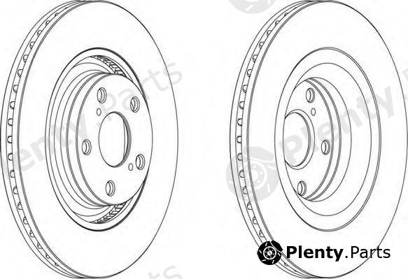  FERODO part DDF1754 Brake Disc