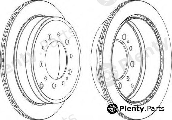  FERODO part DDF1799 Brake Disc
