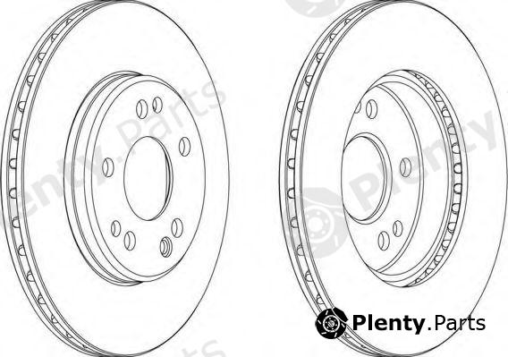  FERODO part DDF181 Brake Disc
