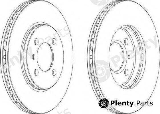  FERODO part DDF182 Brake Disc