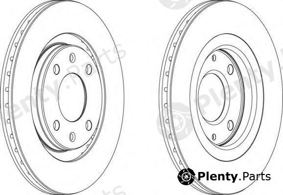  FERODO part DDF192 Brake Disc
