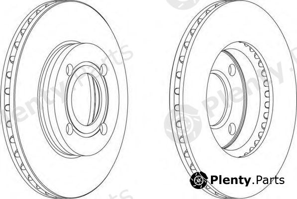  FERODO part DDF193 Brake Disc