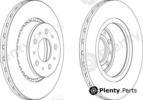  FERODO part DDF194 Brake Disc