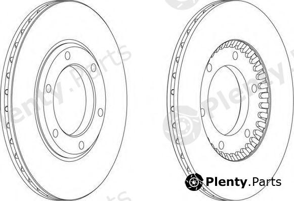  FERODO part DDF218 Brake Disc