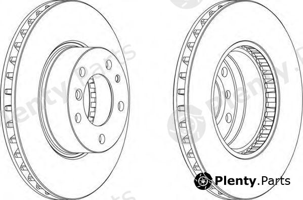  FERODO part DDF222 Brake Disc