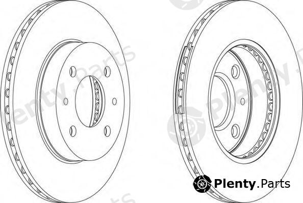 FERODO part DDF227 Brake Disc