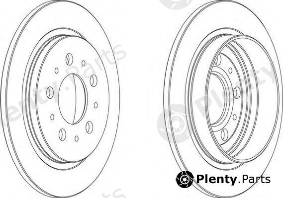  FERODO part DDF241 Brake Disc