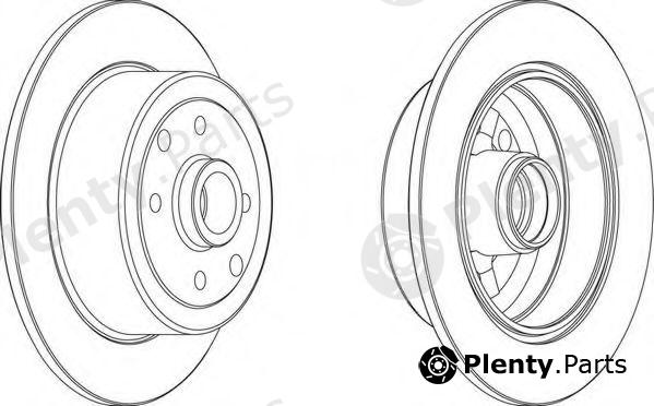  FERODO part DDF242 Brake Disc