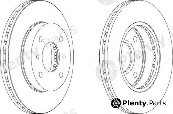  FERODO part DDF260 Brake Disc
