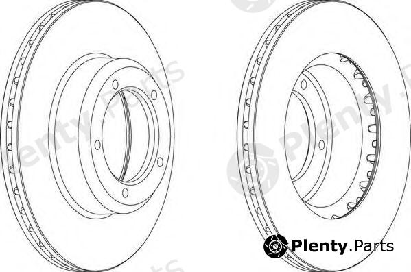  FERODO part DDF262 Brake Disc