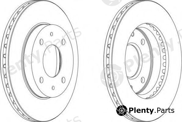  FERODO part DDF390 Brake Disc